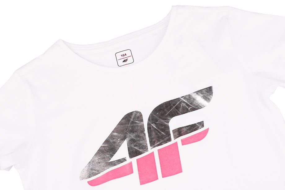 4F Koszulka Dla Dziewczynki T-Shirt HJZ20 JTSD006 10S