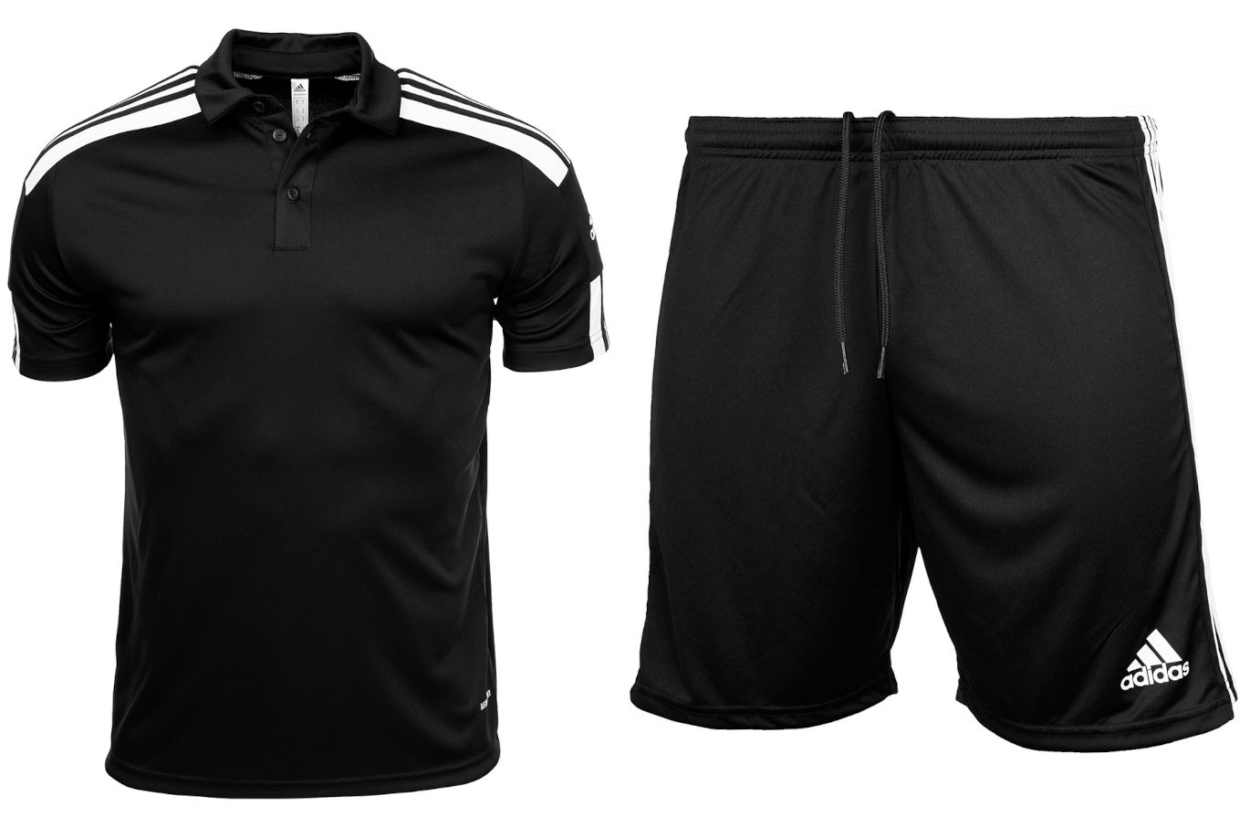 adidas dziecięcy strój sportowy koszulka spodenki Squadra 21 Polo GK9558/GN5767