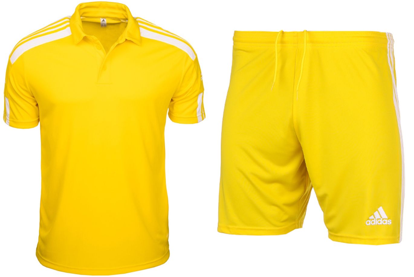 adidas dziecięcy strój sportowy koszulka spodenki Squadra 21 Polo GP6426/GN5760