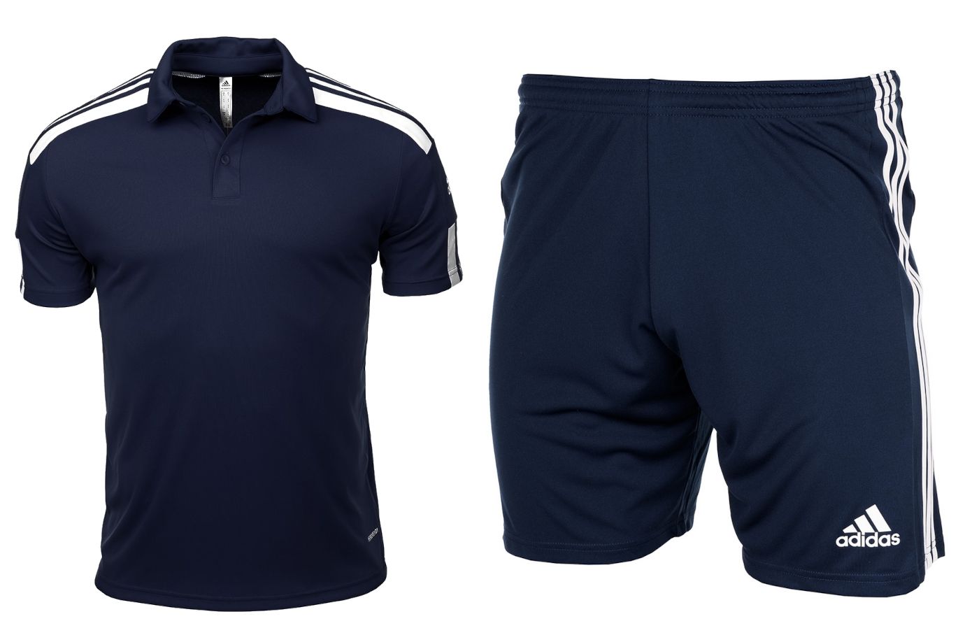 adidas dziecięcy strój sportowy koszulka spodenki Squadra 21 Polo HC6274/GN5764