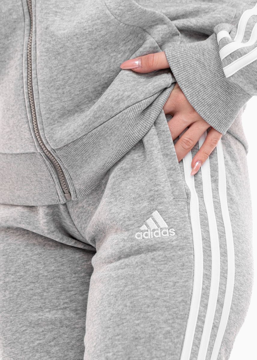 adidas Komplet damski Essentials 3-Stripes Full-Zip Fleece IM0236/IL3282