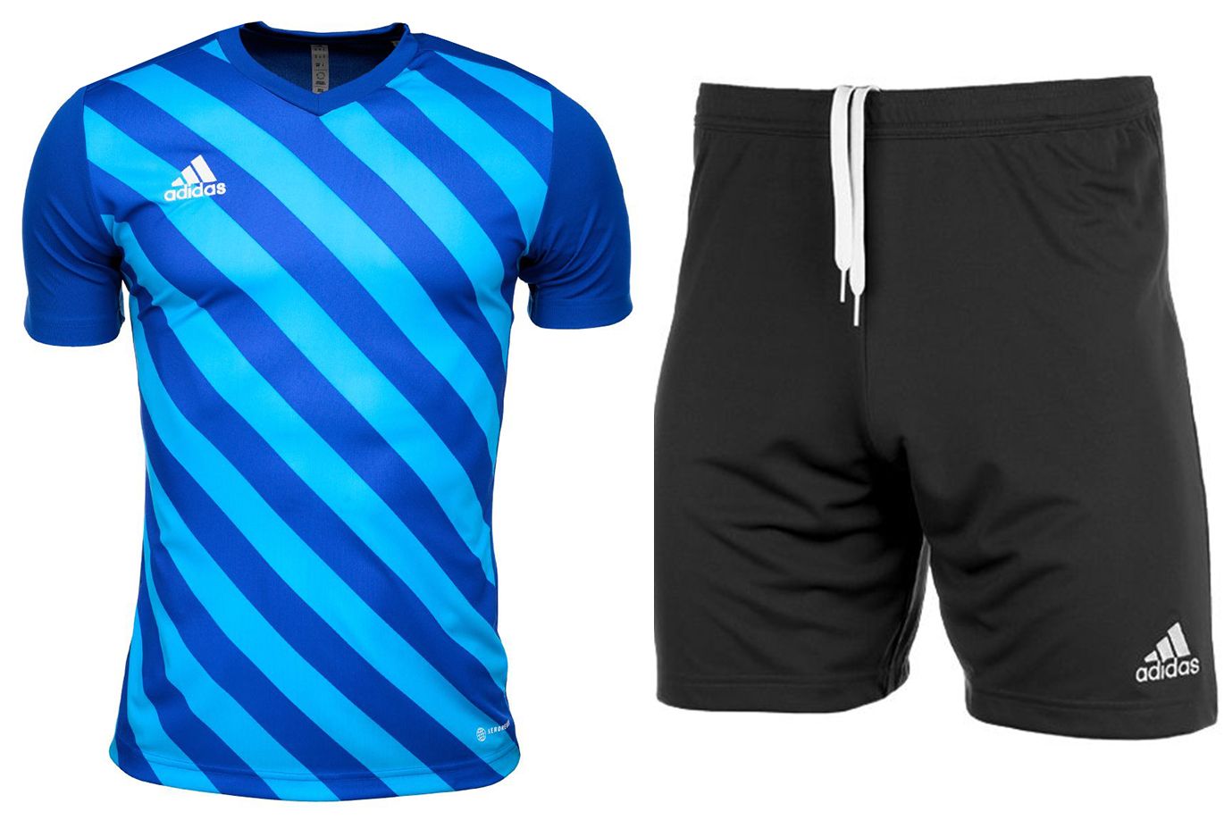 adidas Męski strój sportowy koszulka spodenki Entrada 22 Gfx Jsy HF0116/H57504