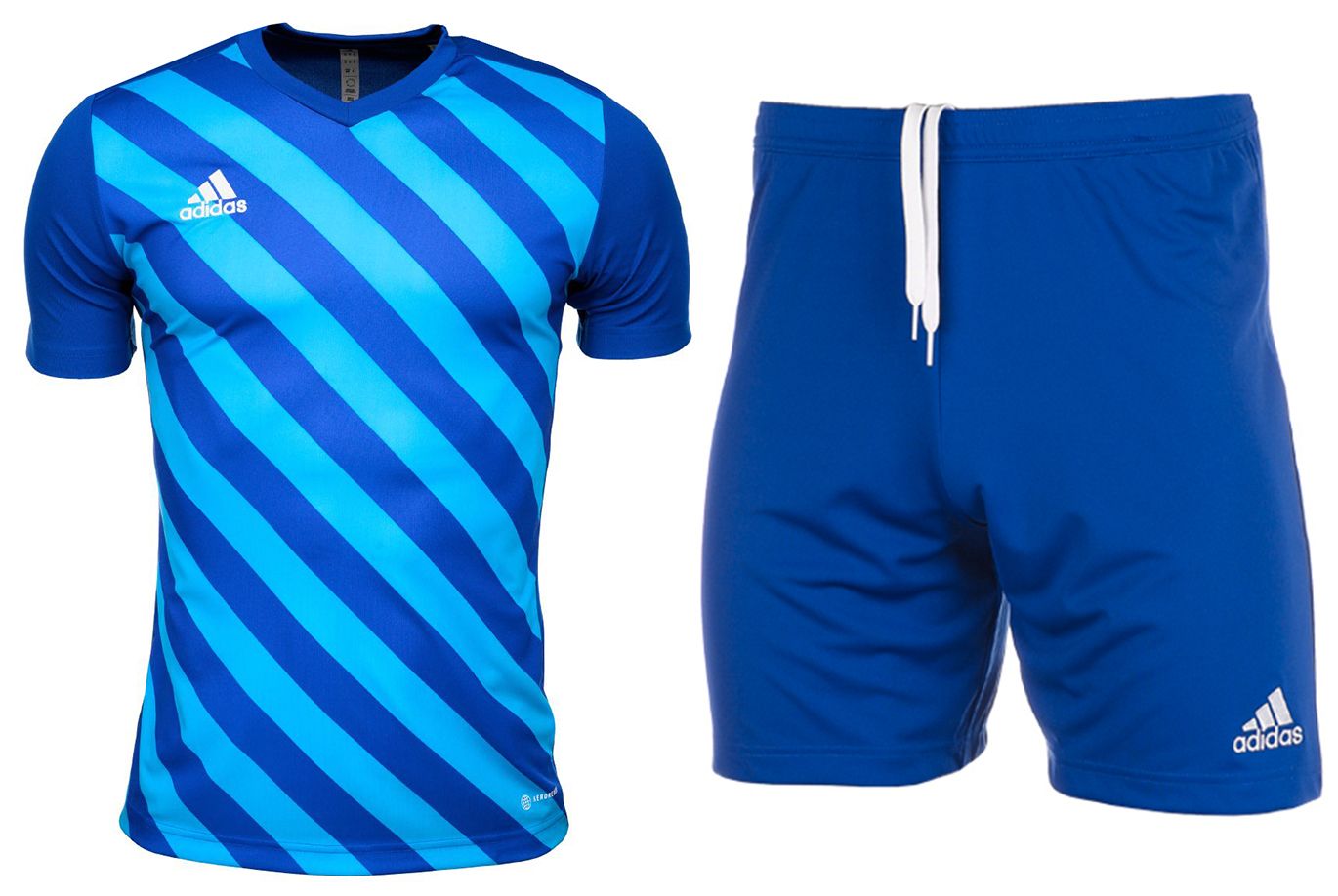 adidas Męski strój sportowy koszulka spodenki Entrada 22 Gfx Jsy HF0116/HG6294