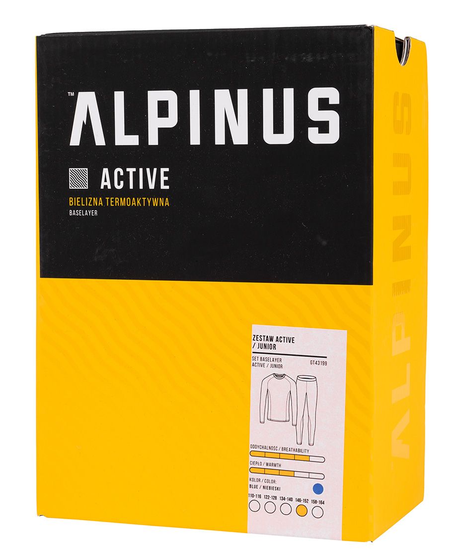 Alpinus Bielizna termoaktywna dla dzieci Active Set GT43199