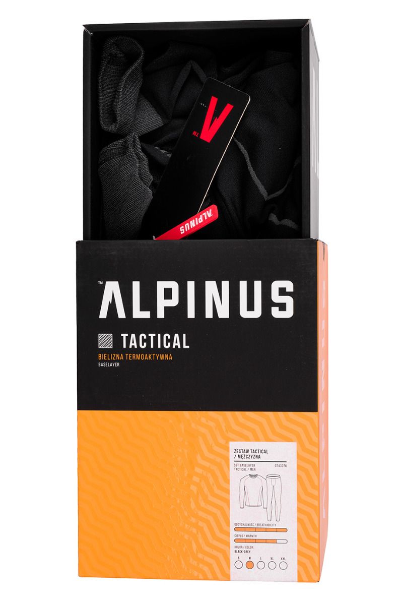 Alpinus Bielizna Termoaktywna Męska Tactical Base Layer Set GT43276