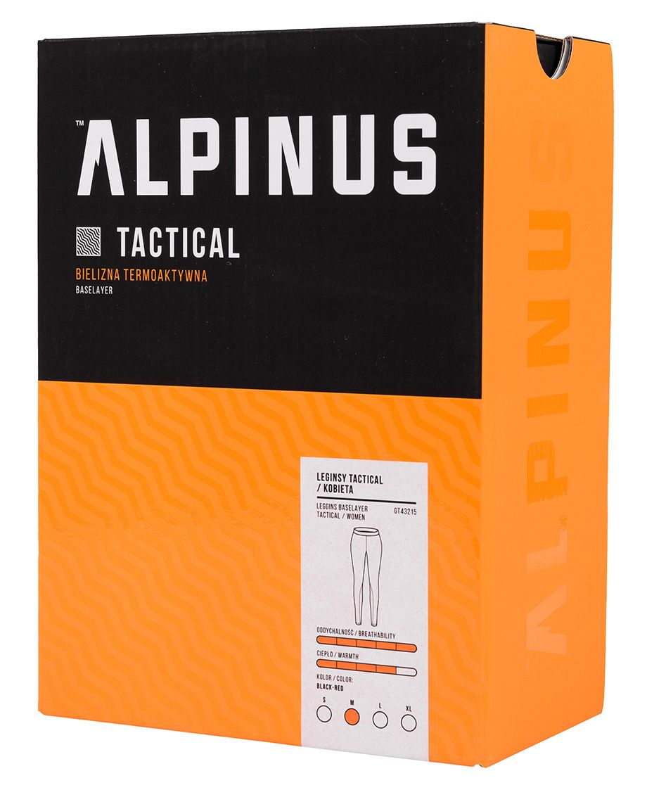 Alpinus Spodnie termoaktywne damskie Tactical Base Layer GT43215