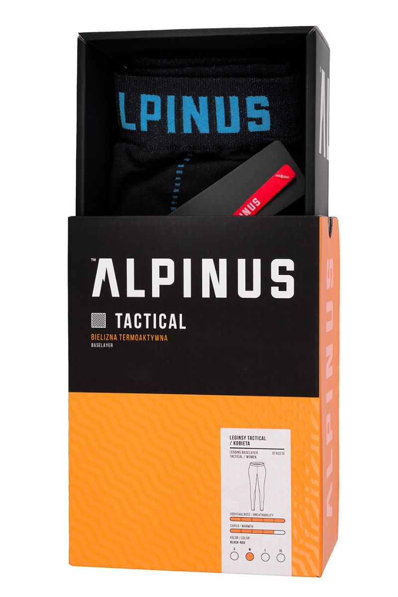 Alpinus Spodnie termoaktywne damskie Tactical Base Layer GT43215