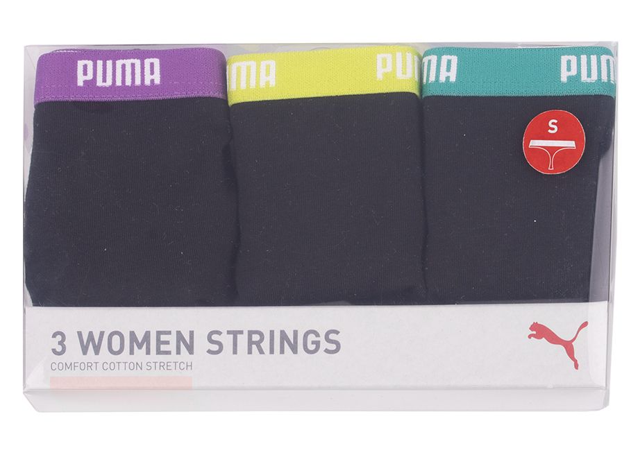 PUMA Bielizna damska String 3P Pack 907590 05