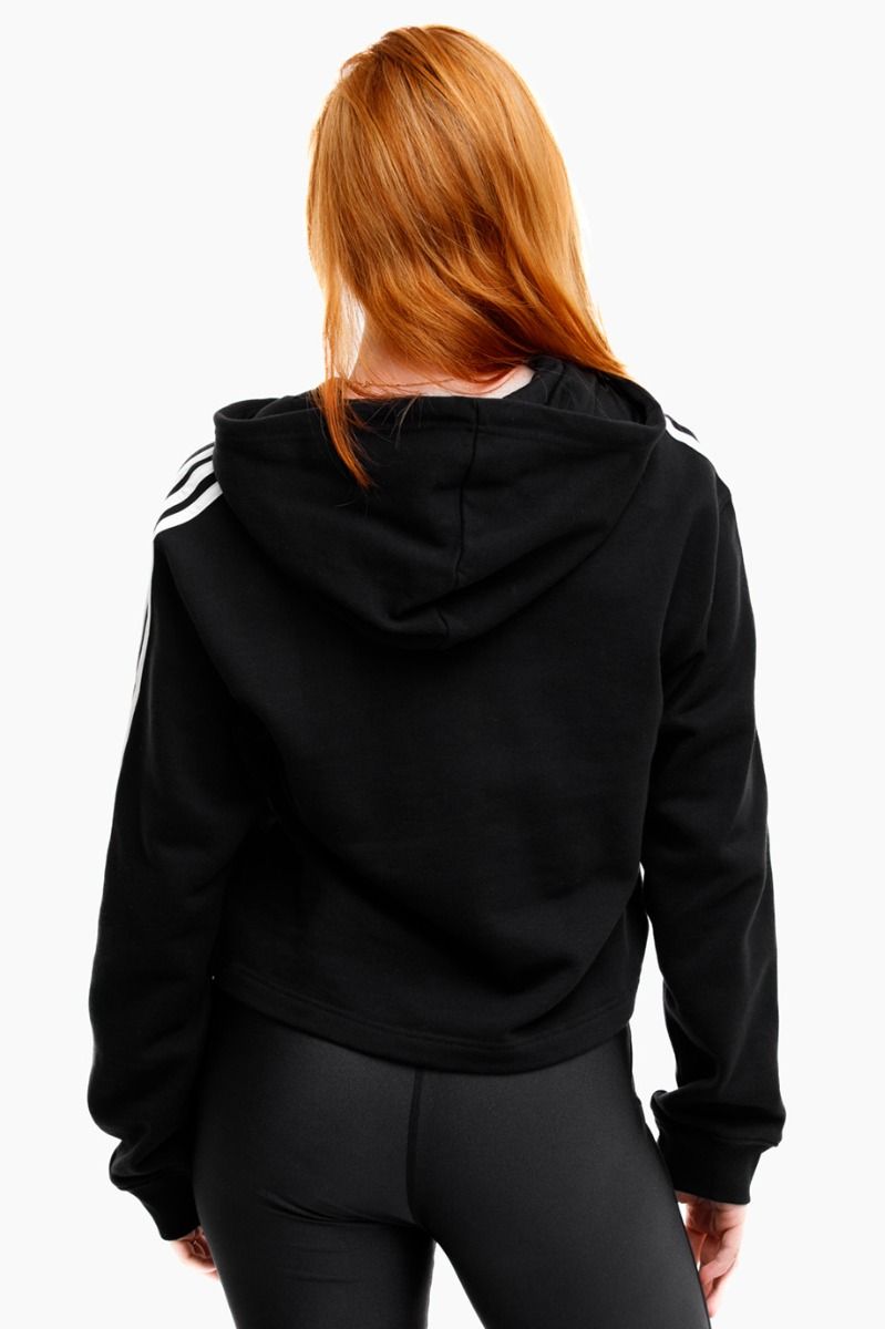 adidas Bluza damska Essentials 3-Stripes French Terry Crop Hoodie IC8767