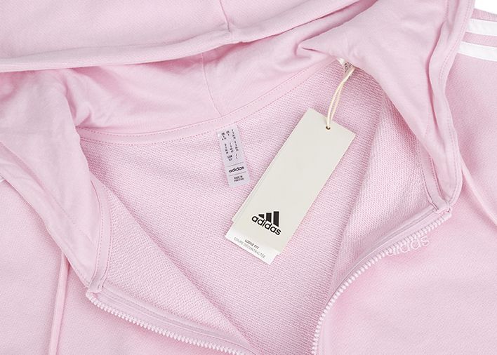 adidas Bluza damska Essentials 3-Stripes FT Oversized Full-Zip Hoodie IR6132