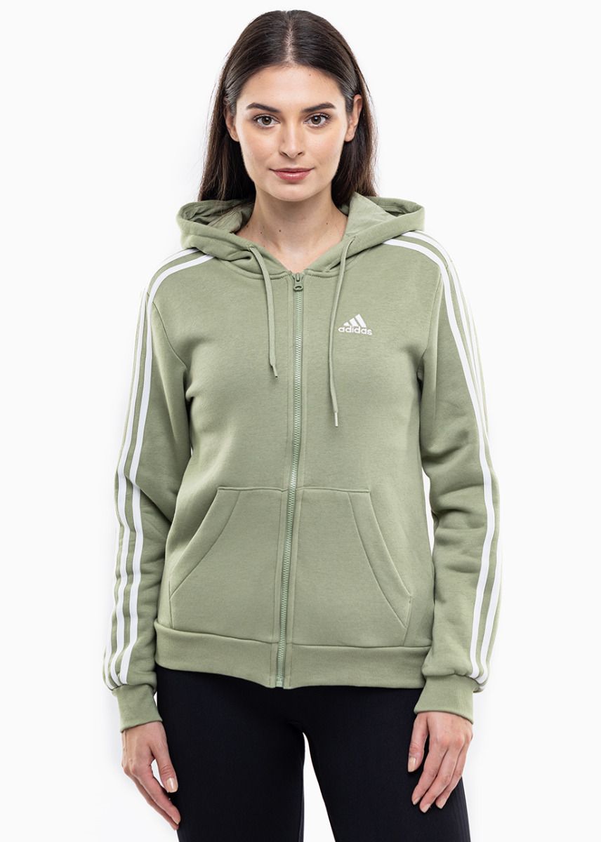 adidas Bluza damska Essentials FL 3S Full-Zip Hoodie JP2352