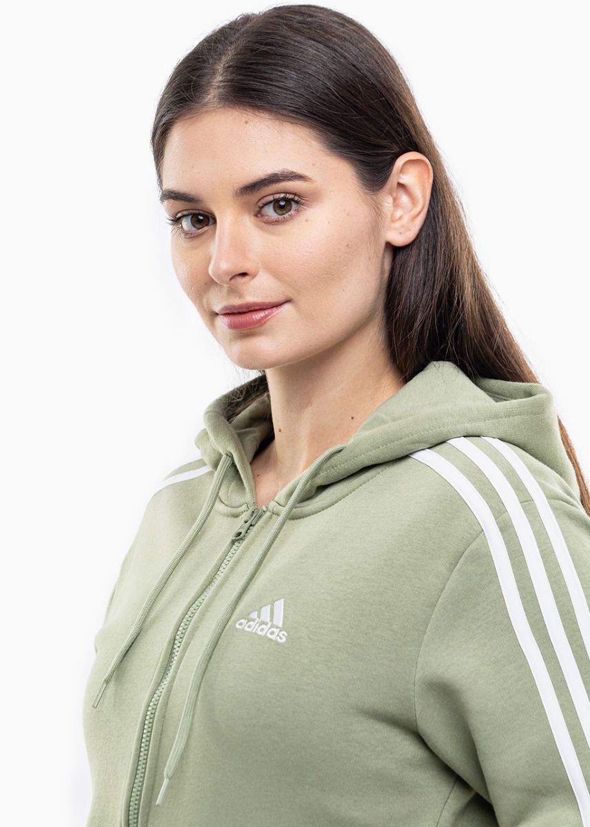 adidas Bluza damska Essentials FL 3S Full-Zip Hoodie JP2352