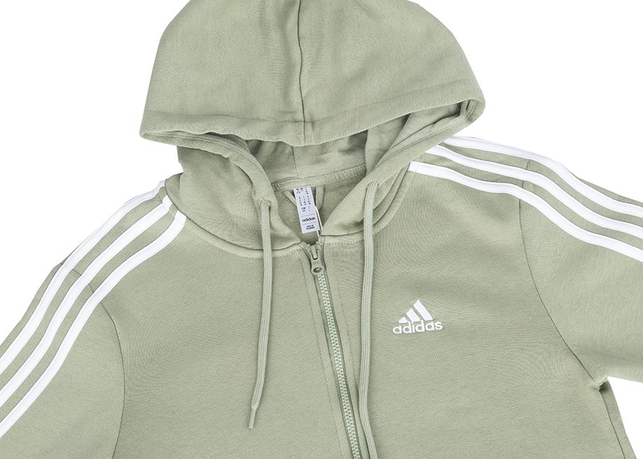 adidas Bluza damska Essentials FL 3S Full-Zip Hoodie JP2352