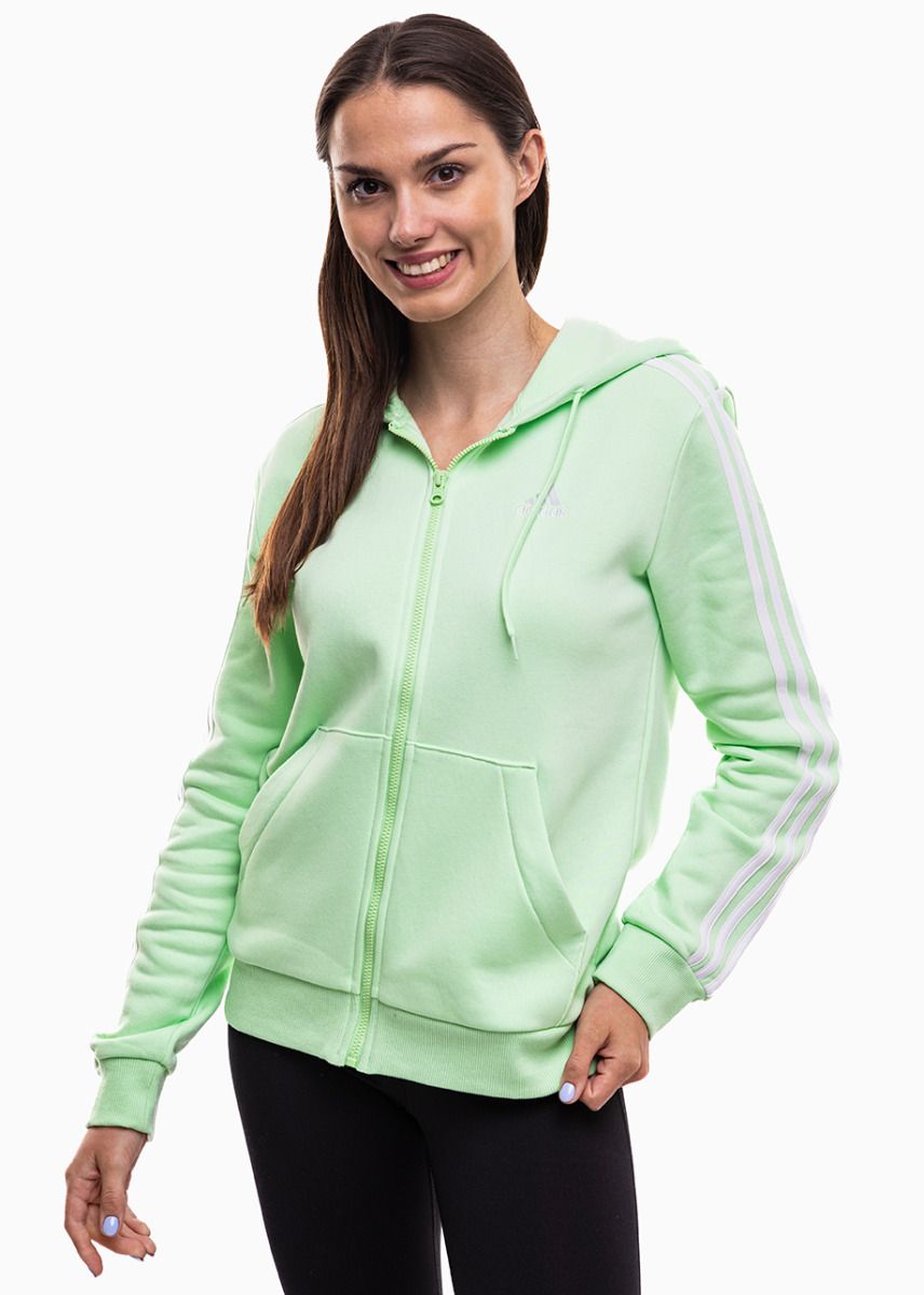 adidas Bluza damska Essentials FL 3S Full-Zip Hoodie IR6077