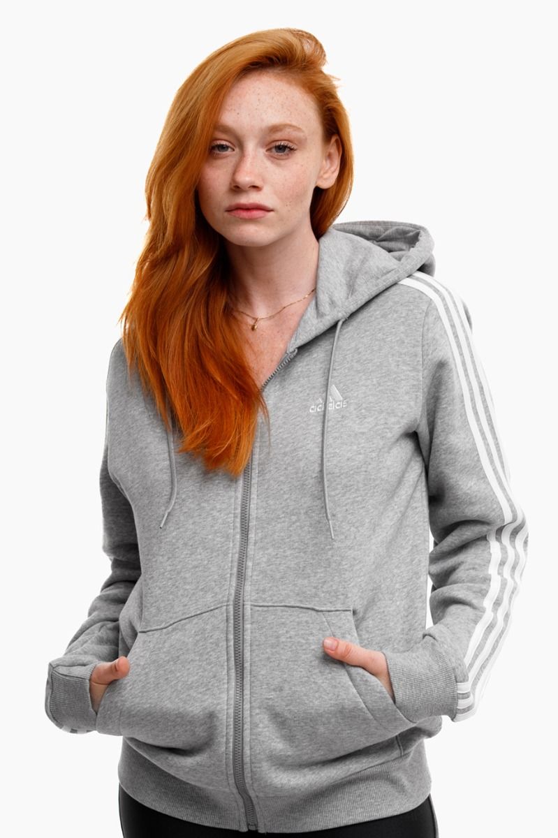 adidas Bluza damska Essentials FL 3S Full-Zip Hoodie IM0236