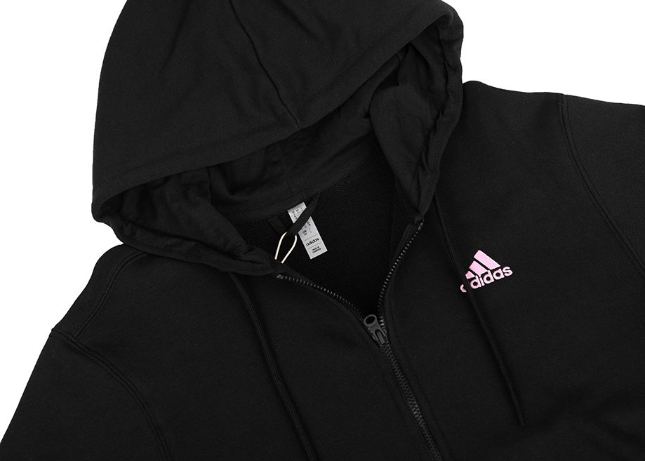 adidas Bluza damska Essentials Linear Full-Zip French Terry Hoodie IS2072 adidas Bluza damska Essentials Linear Full-Zip French Terry Hoodie IS2072