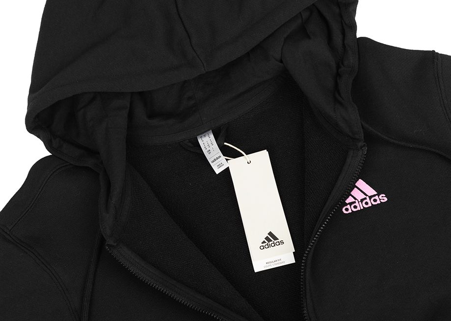adidas Bluza damska Essentials Linear Full-Zip French Terry Hoodie IS2072 adidas Bluza damska Essentials Linear Full-Zip French Terry Hoodie IS2072