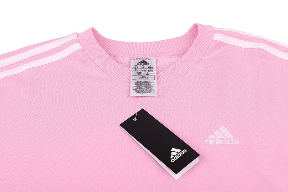 adidas Bluza damska Essentials Studio Lounge 3-Stripes Sweatshirt HL2081 adidas Bluza damska Essentials Studio Lounge 3-Stripes Sweatshirt HL2081