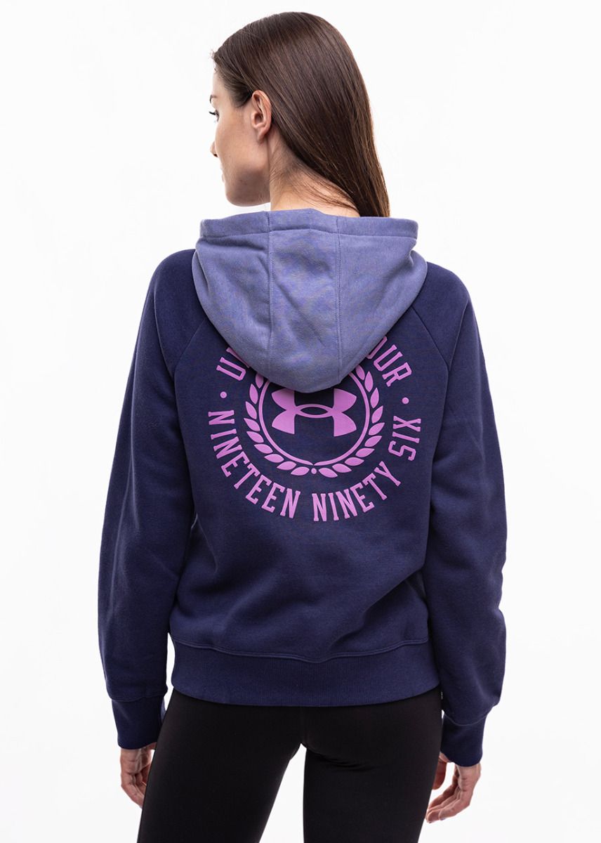 Under Armour Bluza damska Rival Fleece CB Hoodie 1373031 410