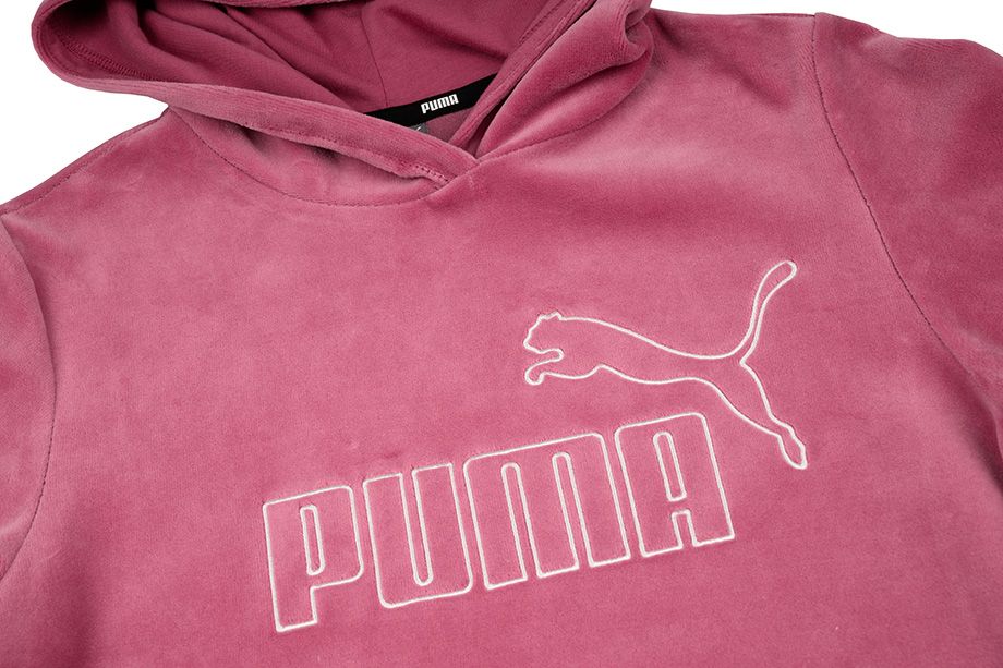 PUMA Bluza dla dzieci ESS + Velour Hoodie G 671040 45