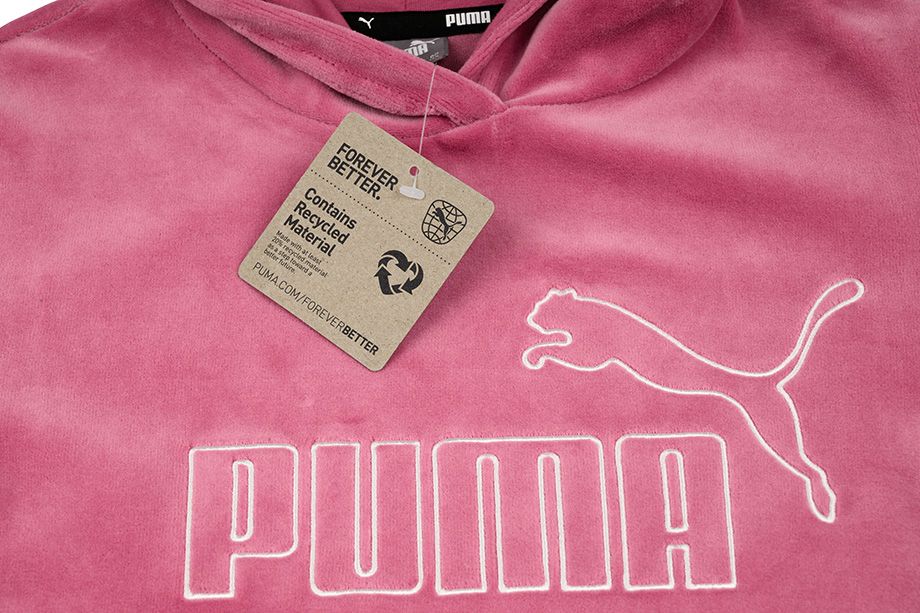 PUMA Bluza dla dzieci ESS + Velour Hoodie G 671040 45