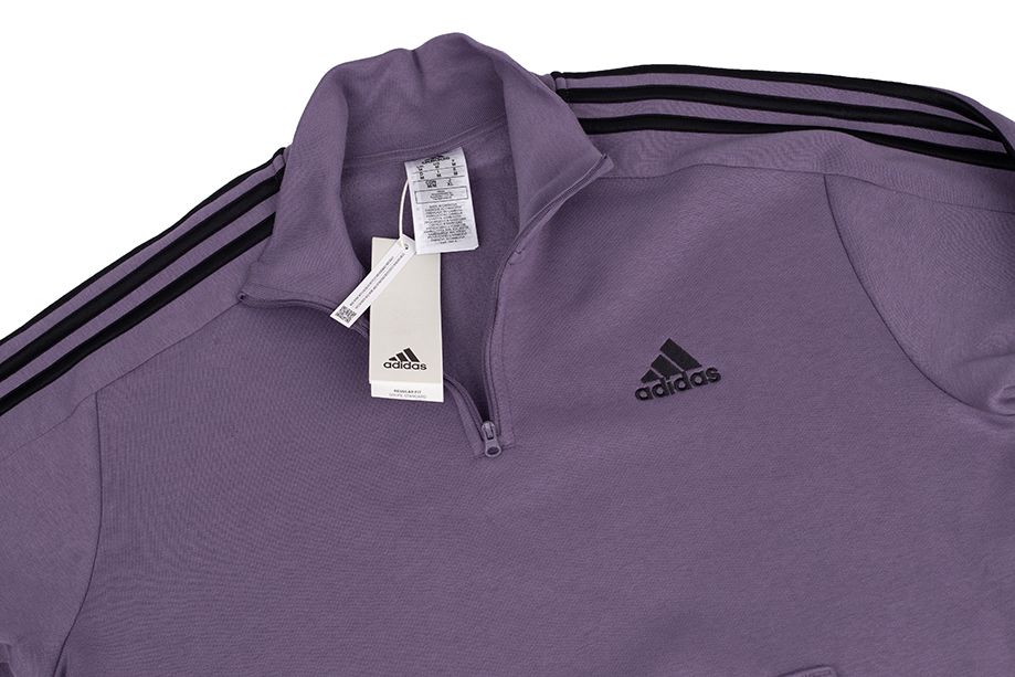 adidas Bluza męska Essentials Fleece 3-Stripes 1/4-Zip IJ8912