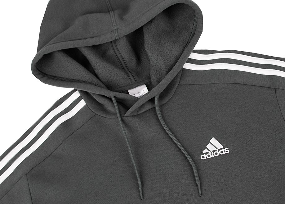 adidas Bluza męska Essentials Fleece 3-Stripes Hoodie IX2366