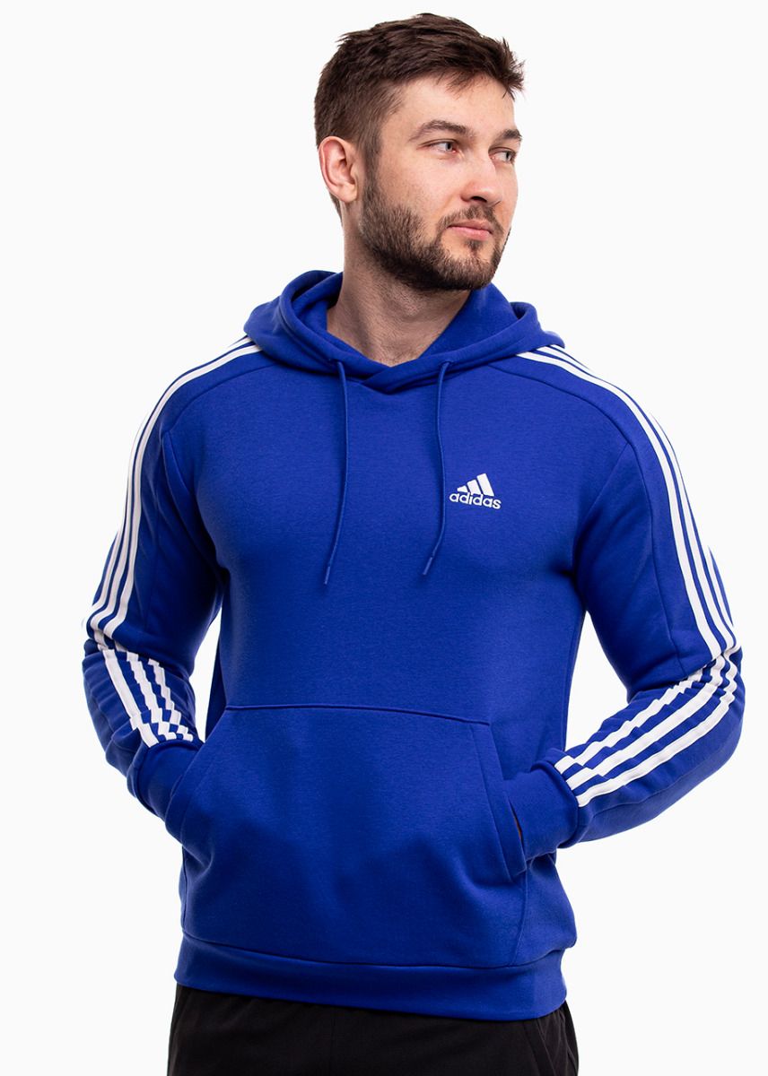 adidas Bluza męska Essentials Fleece 3-Stripes Hoodie IJ8934