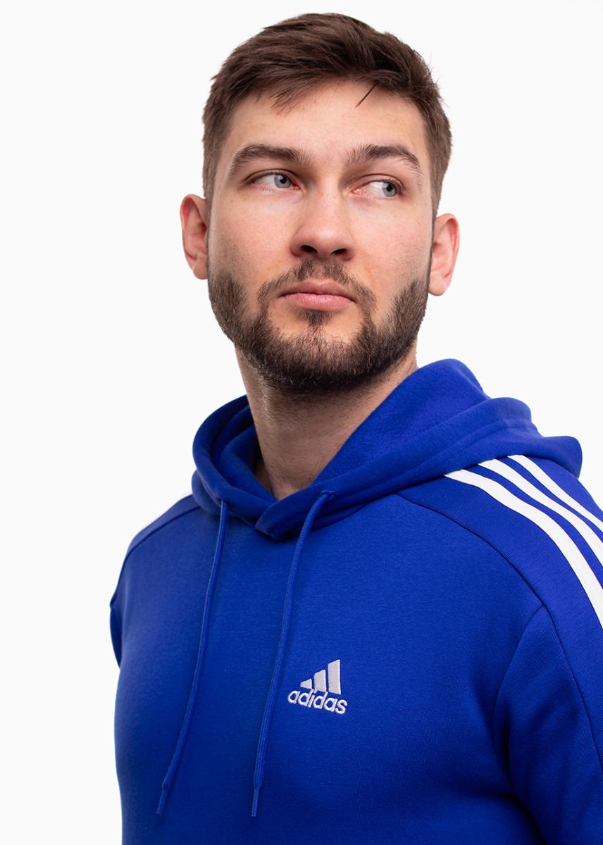 adidas Bluza męska Essentials Fleece 3-Stripes Hoodie IJ8934