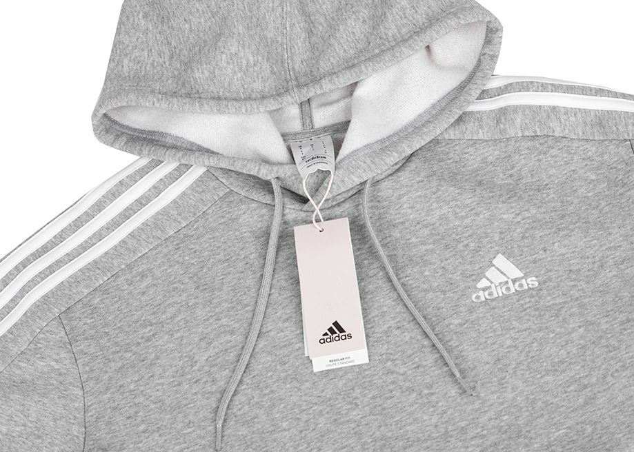 adidas Bluza męska Essentials Fleece 3-Stripes Hoodie IJ6474