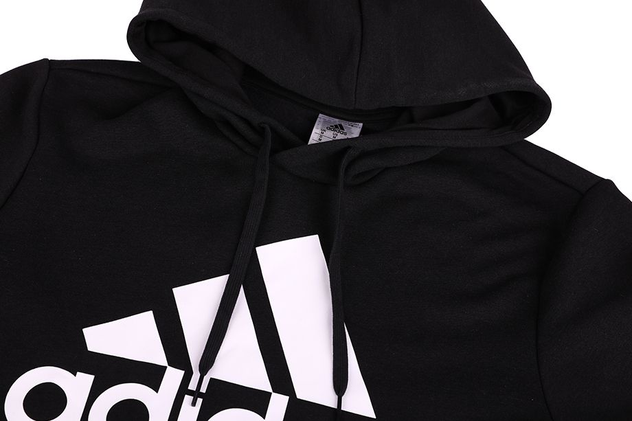 adidas Essentials Fleece Big Logo Hoodie - Black