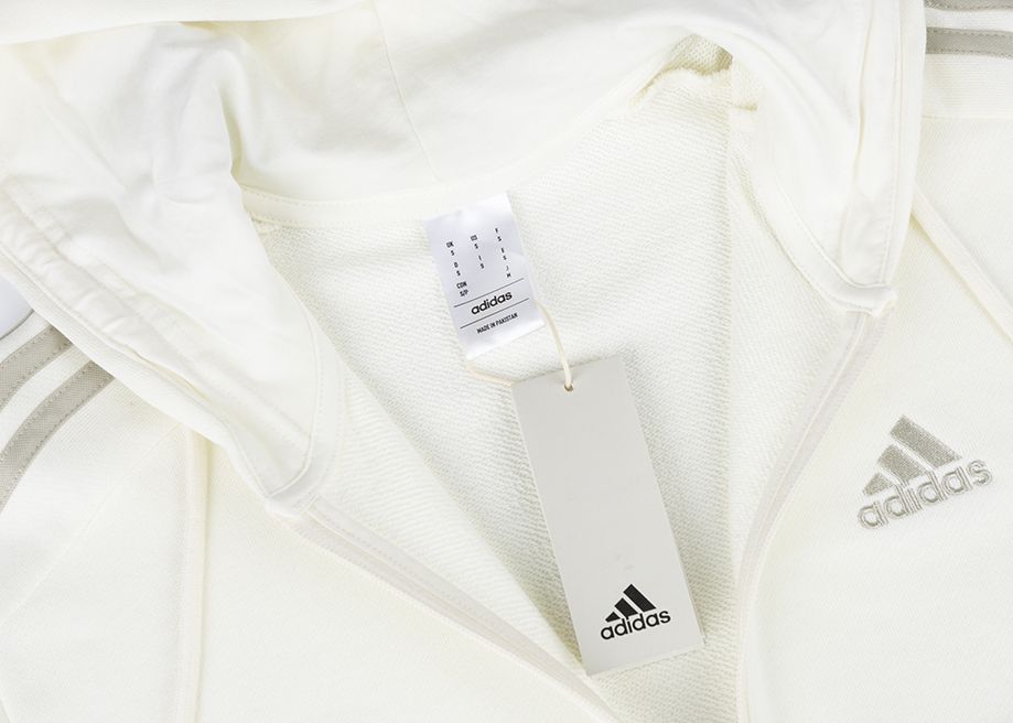 adidas Bluza męska Essentials French Terry 3-Stripes Full-Zip Hoodie IS1373