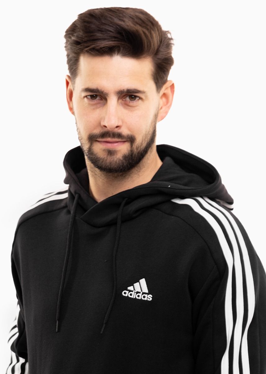 adidas Bluza męska Essentials French Terry 3-Stripes Hoodie IC0435 adidas Bluza męska Essentials French Terry 3-Stripes Hoodie IC0435