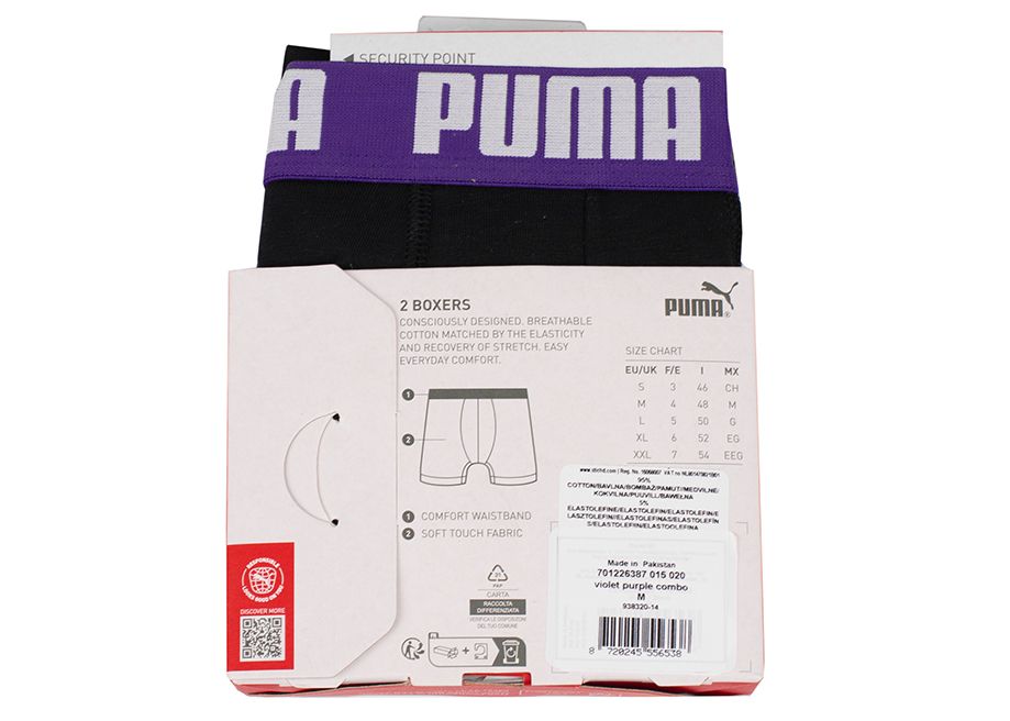 PUMA Bokserki męskie Everyday Basic 2p 938320 14