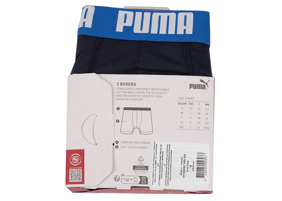 PUMA Bokserki męskie Everyday Basic 2p 938320 04