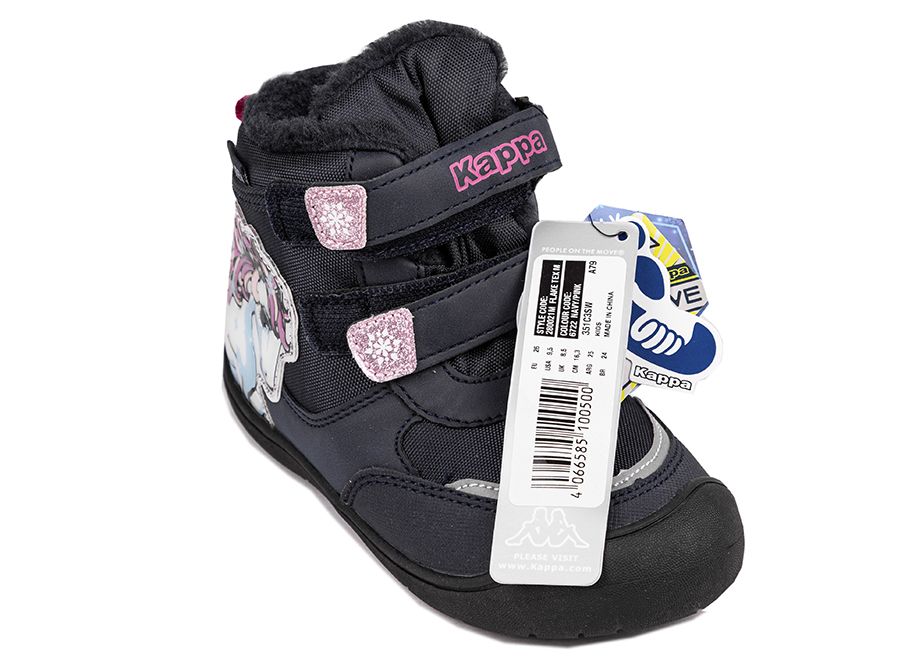 Kappa Buty dla dzieci Flake Tex 280021M 6722 Kappa Buty dla dzieci Flake Tex 280021M 6722