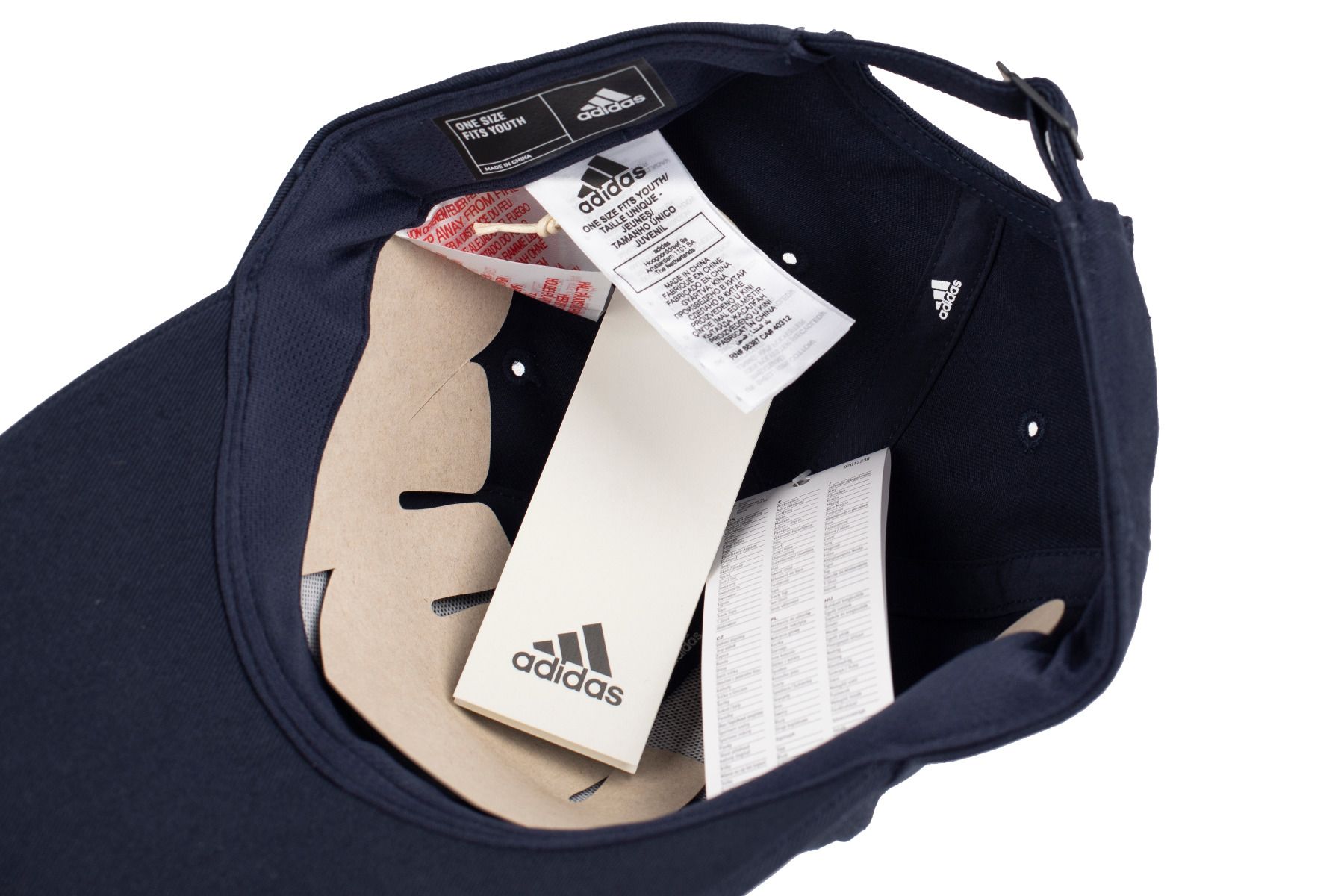 adidas Czapka z daszkiem młodzieżowa 3-Stripes Cotton Twill Baseball OSFY II3510