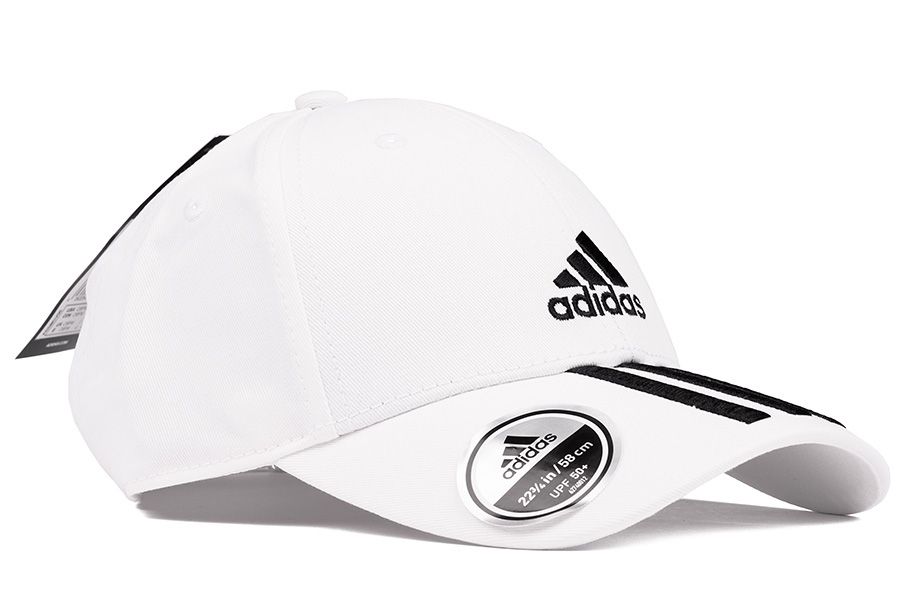 adidas Czapka z daszkiem młodzieżowa Baseball 3 Stripes Cap Cotton Twill OSFY FQ5411