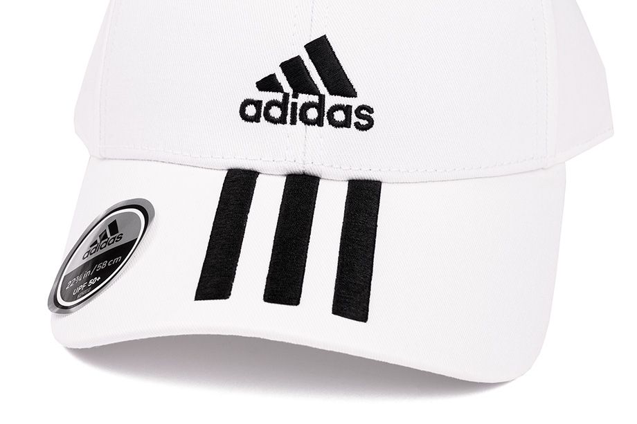 adidas Czapka z daszkiem młodzieżowa Baseball 3 Stripes Cap Cotton Twill OSFY FQ5411