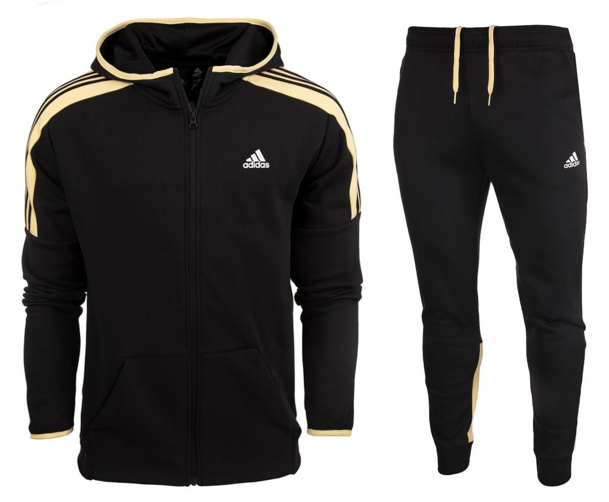 adidas Dres męski Fleece Colorblock HK4460 adidas Dres męski Fleece Colorblock HK4460