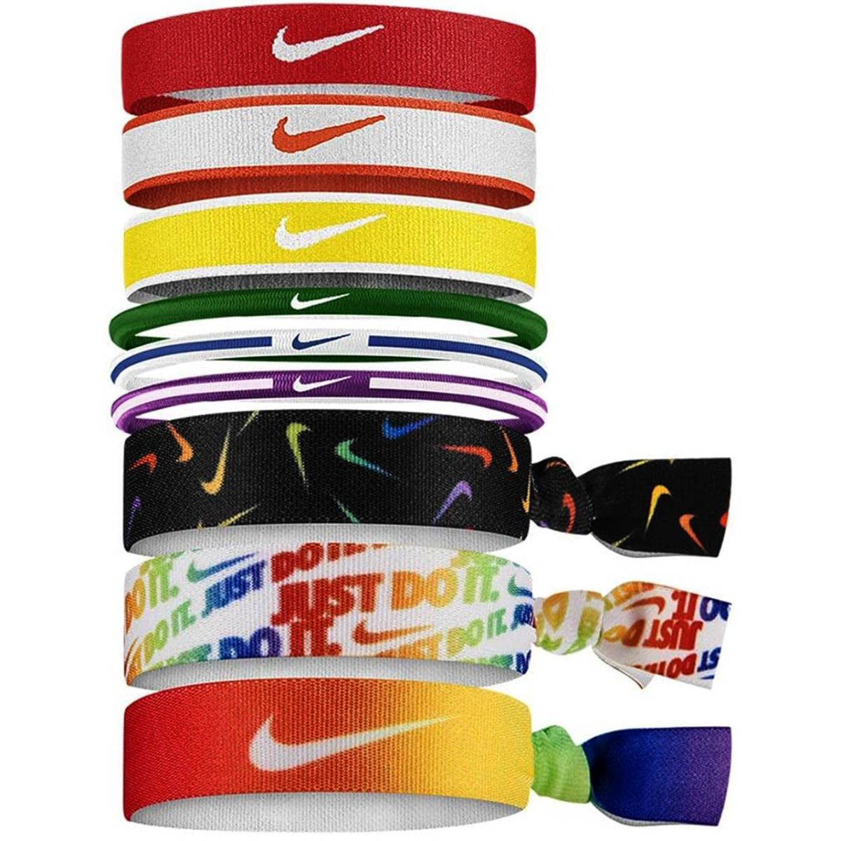 Nike Gumki do włosów Mixed 9pcs N0003537950OS