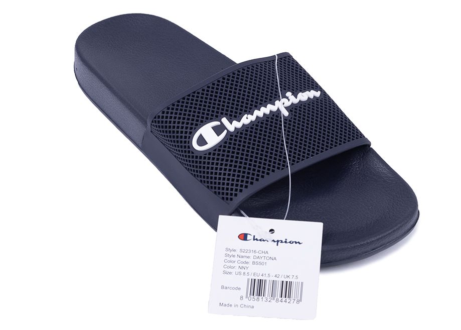 Champion Klapki męskie DTN21 Slide S22316 BS501