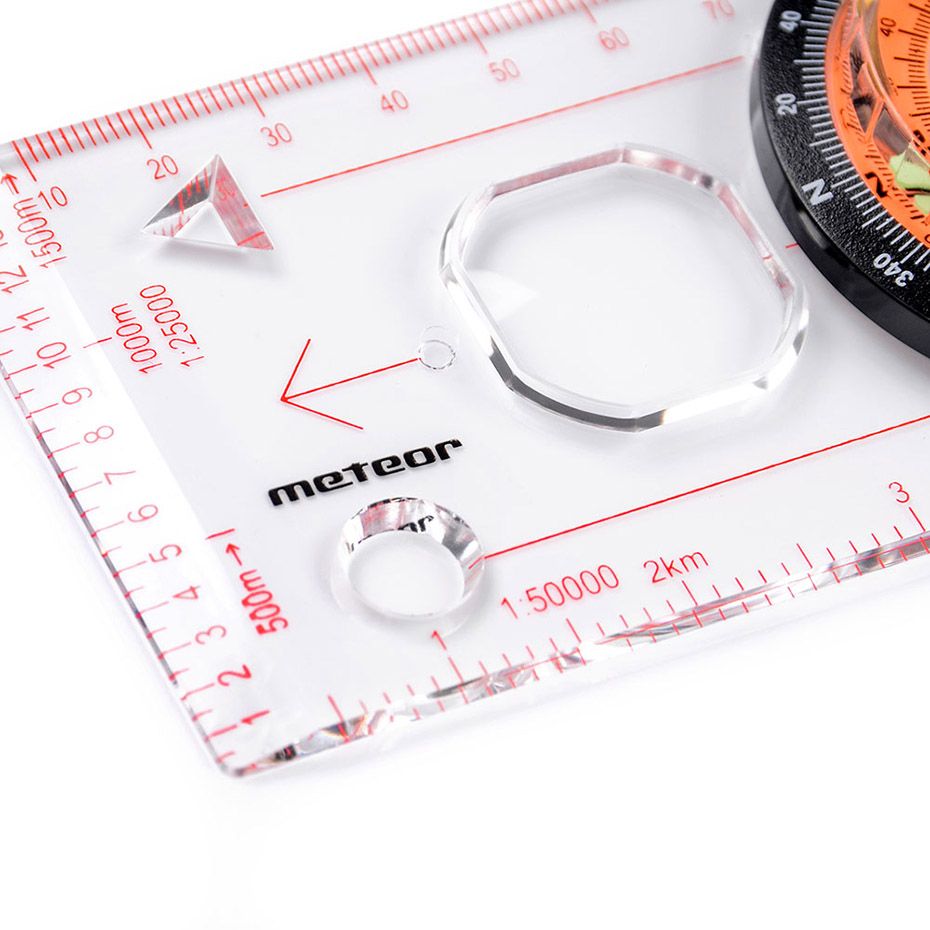 Meteor Kompas z linijką 8573 71021