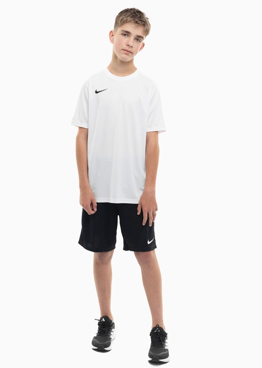 Nike dziecięcy strój sportowy koszulka spodenki Dry Park VII JSY SS BV6741 100/BV6865 010 Nike dziecięcy strój sportowy koszulka spodenki Dry Park VII JSY SS BV6741 100/BV6865 010