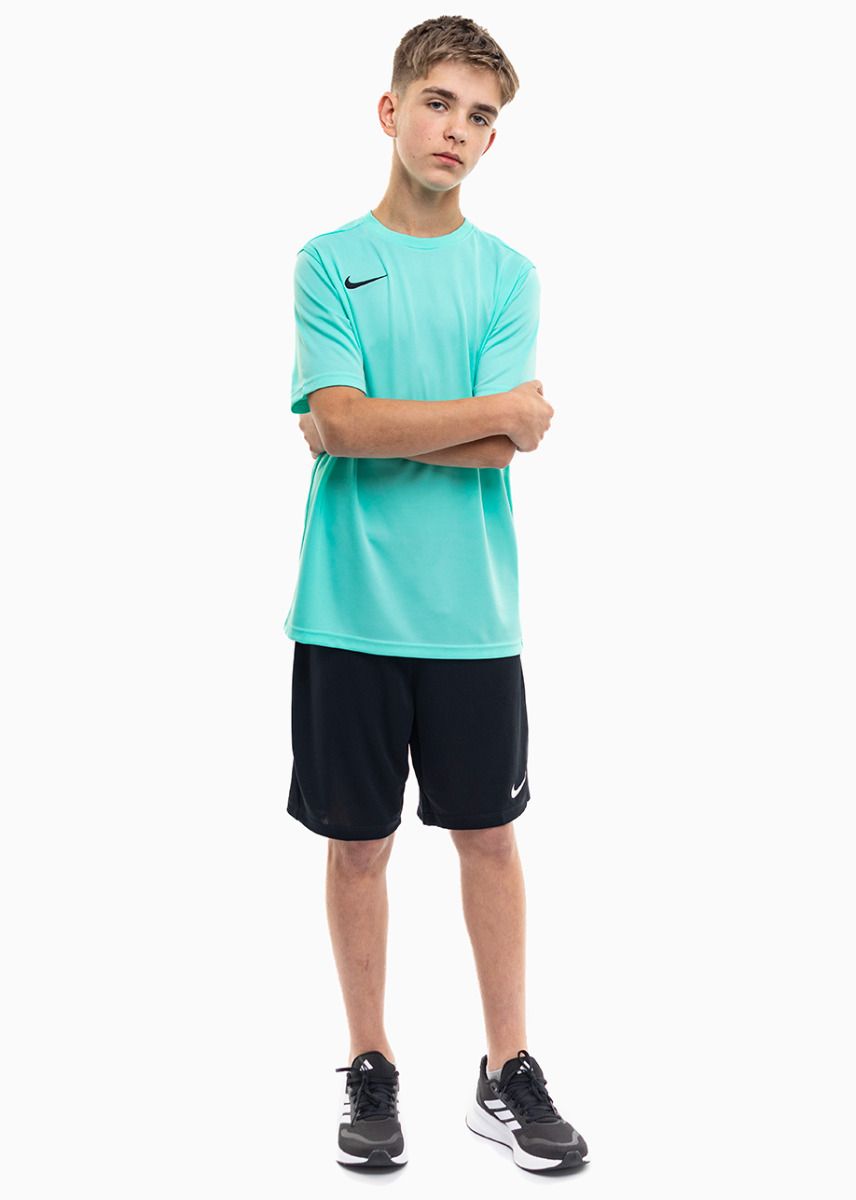 Nike dziecięcy strój sportowy koszulka spodenki Dry Park VII JSY SS BV6741 354/BV6865 010 Nike dziecięcy strój sportowy koszulka spodenki Dry Park VII JSY SS BV6741 354/BV6865 010