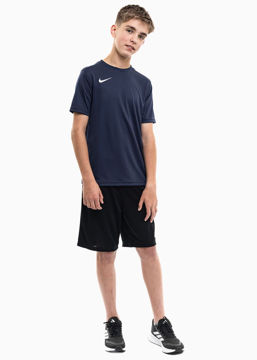 Nike dziecięcy strój sportowy koszulka spodenki Dry Park VII JSY SS BV6741 410/BV6865 010 Nike dziecięcy strój sportowy koszulka spodenki Dry Park VII JSY SS BV6741 410/BV6865 010