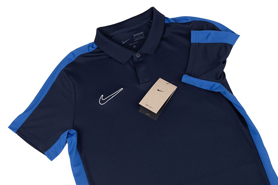 Nike strój męski koszulka spodenki DF Academy 23 SS Polo DR1346 451/DR1360 451