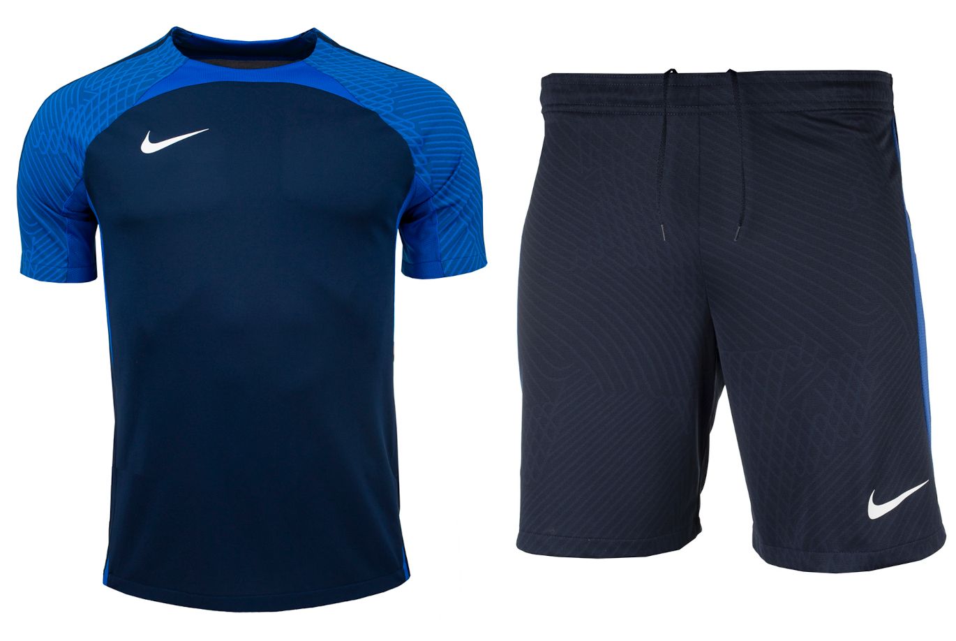 Nike strój męski koszulka spodenki Dri-FIT Strike 23 DR2276 451/DR2314 451