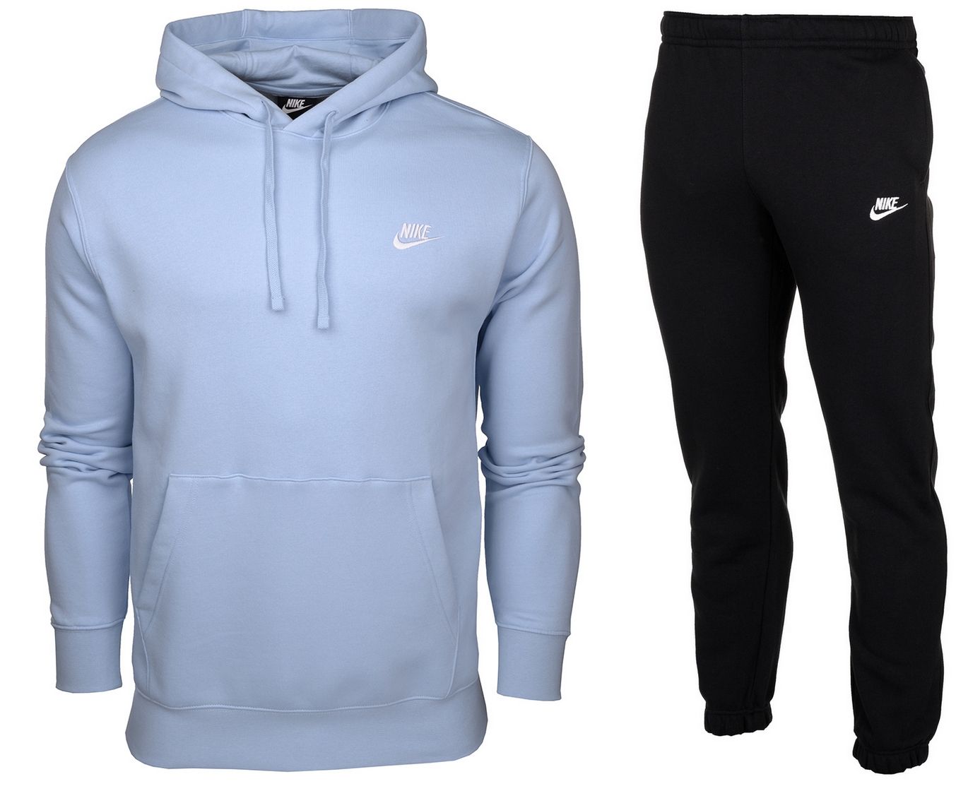 Nike Komplet męski Hoodie Club Fleece BV2654 436/BV2737 010 Nike Komplet męski Hoodie Club Fleece BV2654 436/BV2737 010