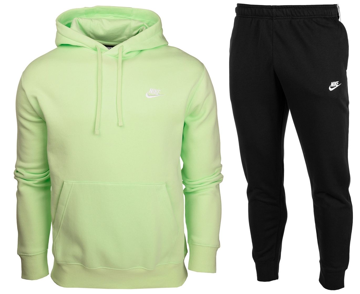 Nike Komplet męski Hoodie Club Fleece Jogger BV2654 383/BV2671 010 Nike Komplet męski Hoodie Club Fleece Jogger BV2654 383/BV2671 010
